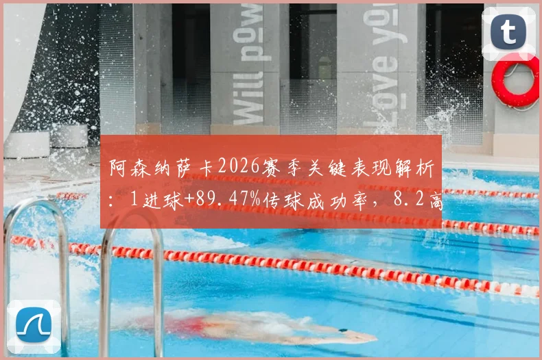 阿森纳萨卡2026赛季关键表现解析:1进球+89.47%传球成功率,8.2高分背后的战术价值